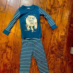 Hanna pajamas in great condition. Where the wild things are themed. Size 3T